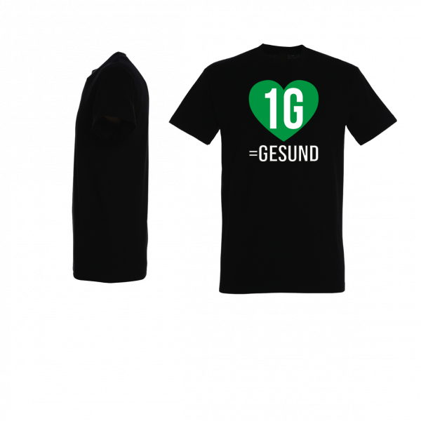 1 G - T-Shirt schwarz