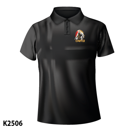 Kämpfer Polo-Shirt schwarz