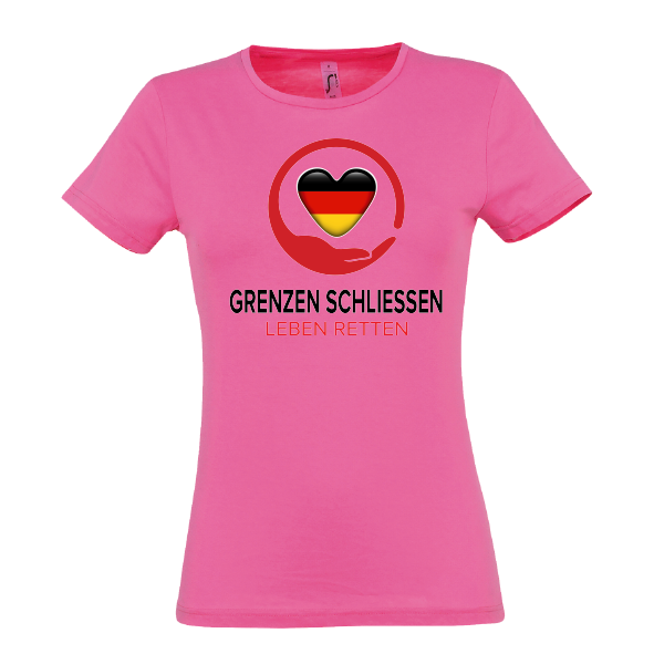 Grenze Lady T-Shirt pink