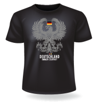 DEUTSCHLAND IMMER ZUERST ADLER T-Shirt schwarz