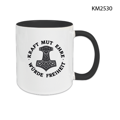 Tasse „Kraft · Mut · Ehre · Würde · Freiheit“ (weitere Varianten vorhanden)