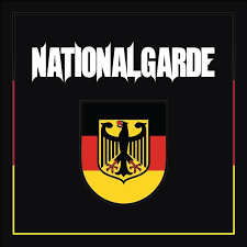 Nationalgarde Aufkleber schwarz