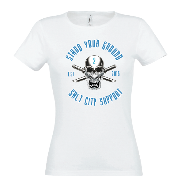Supporter Lady T-Shirt weiss