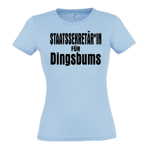 DingsBums Lady T-Shirt blau