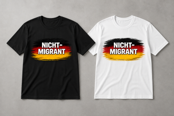Nicht-Migrant – Statement T-Shirt (verschiedene Farben wählbar)