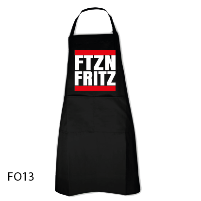 FTZN FRITZ Latzschürze schwarz