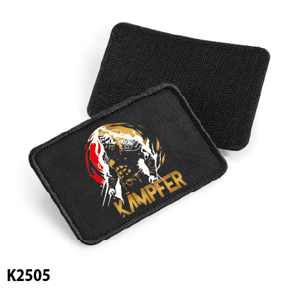 Patch Kämpfer schwarz