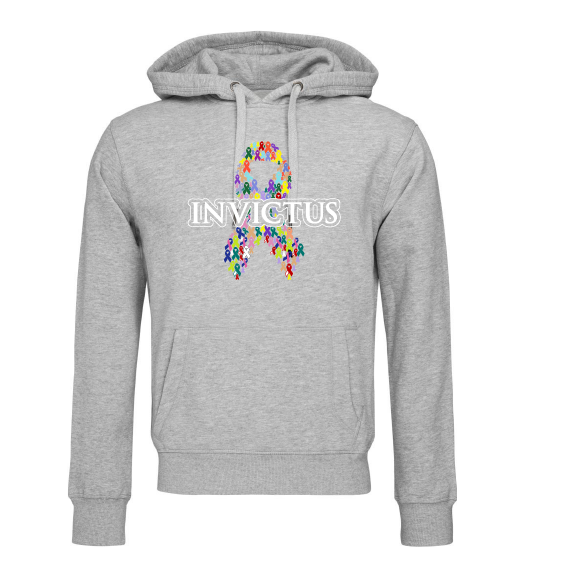 Invictus Hoodie grau