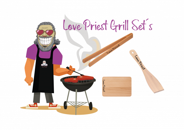 Love Priest Grillset Bronze