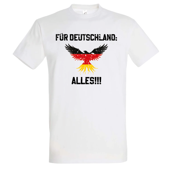 Für Deutschland! T-Shirt weiss