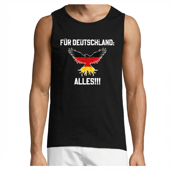 Für Deutschland! Tanktop schwarz