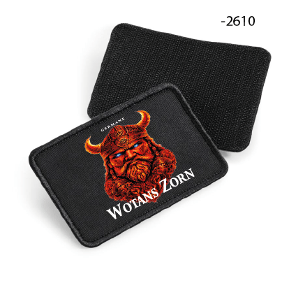 Patch Wotans Zorn schwarz