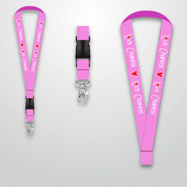 Lanyard Love Channel (verschiedene Farben)