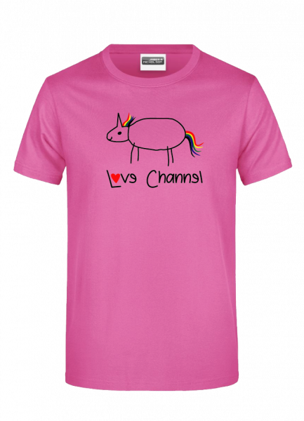 Love Channel T-Shirt rosa