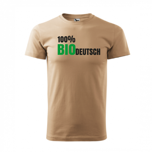 100% BIOdeutsch T-Shirt sand