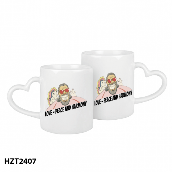 Partner-Tassen mit Herzgriff Weihnachts EDITION 2025 (verschiedene Motive vorhanden)