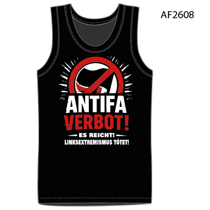AntifaVerbot Tanktop schwarz