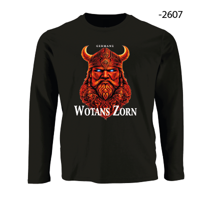 Wotans Zorn Langarmshirt schwarz
