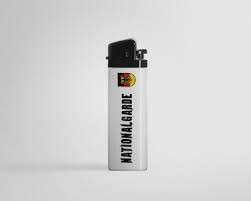 Nationalgarde Feuerzeug weiss