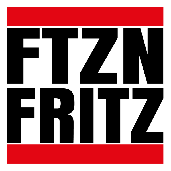 FTZN FRITZ - Aufkleber weiss
