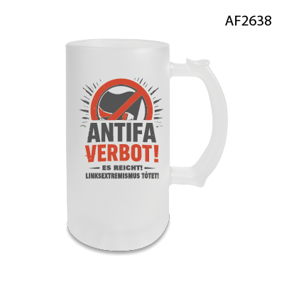 AntifaVerbot Bierkrug