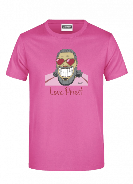 Love Priest T-Shirt rosa