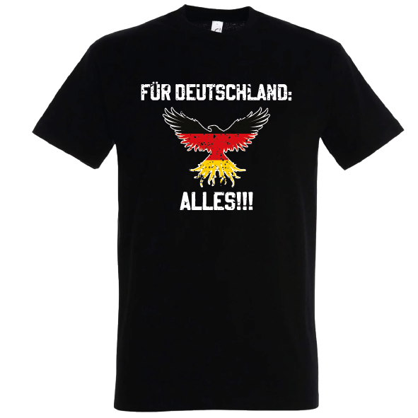 Für Deutschland! T-Shirt schwarz