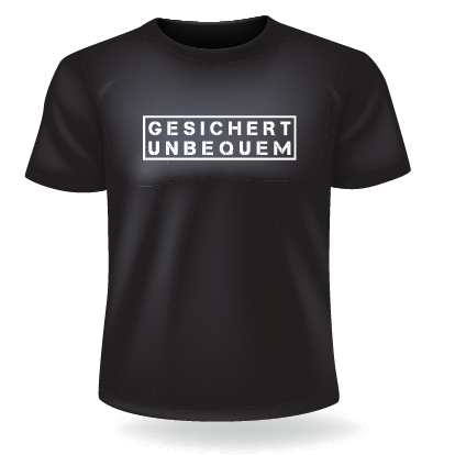 Gesichert unbequem T-Shirt