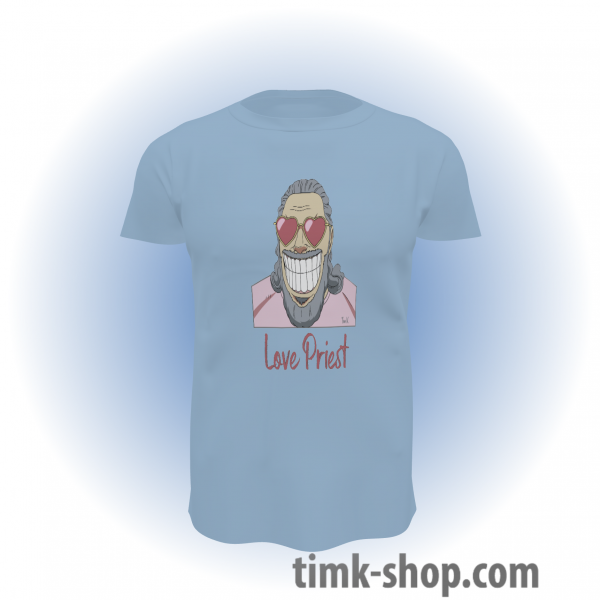 Love Priest T-Shirt blau
