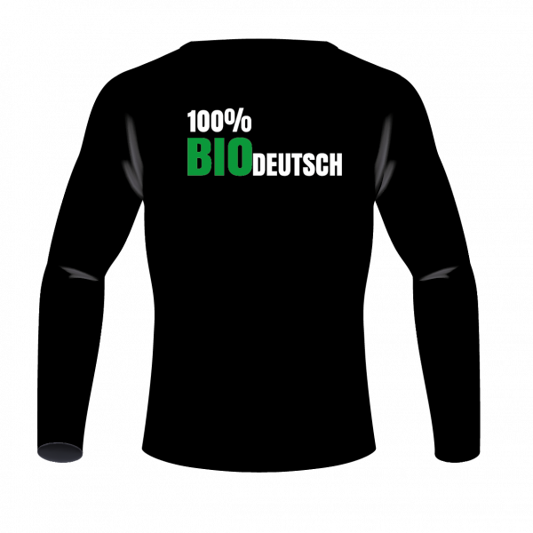 100% BIOdeutsch Langarmshirt schwarz