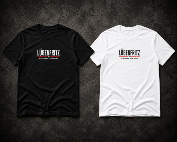 Lügenfritz Statement T-Shirt (verschiedene Farben wählbar)