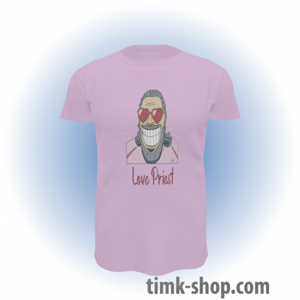 Love Priest T-Shirt rosa
