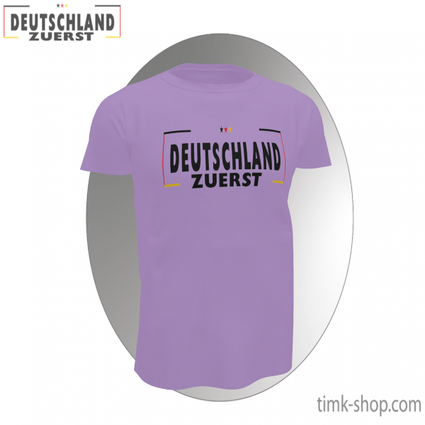 Deutschland zuerst T-Shirt rosa