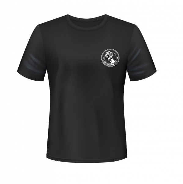 Ungeimpft II - T-Shirt schwarz / Kleines Logo