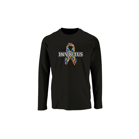 Invictus Langarmshirt schwarz