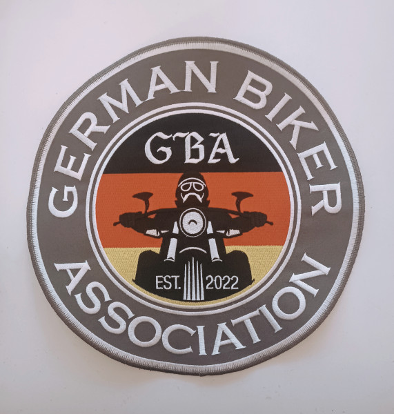 German Biker Association Patch groß