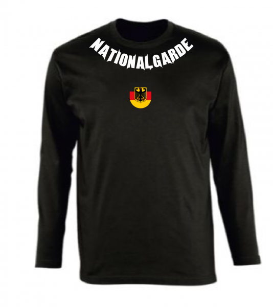Nationalgarde Langarmshirt schwarz