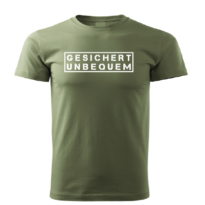Gesichert unbequem T-Shirt khaki