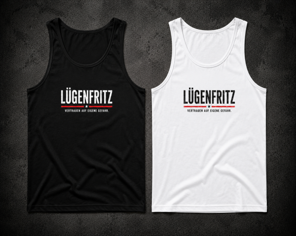 Lügenfritz – Tanktop (verschiedene Farben)