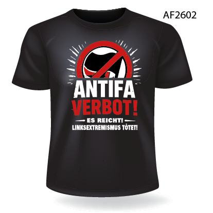 AntifaVerbot T-Shirt schwarz