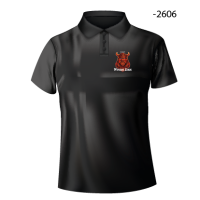 Wotans Zorn Polo-Shirt schwarz