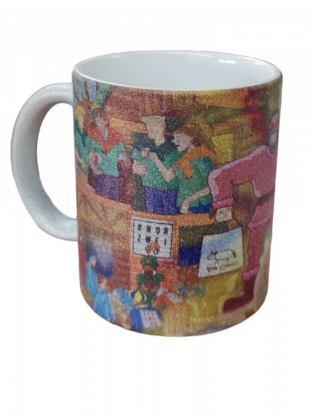 Weihnachten 2024 Weihnachtsmarkt Tasse Glitzer (limitiert)