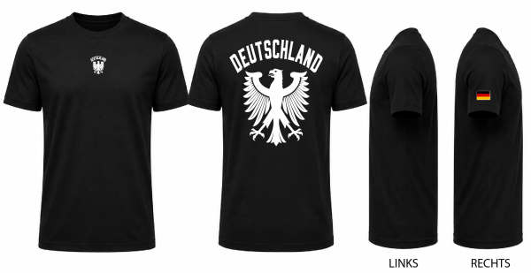 Deutschland T-Shirt schwarz