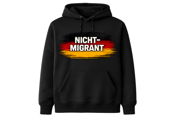 Nicht-Migrant Hoodie