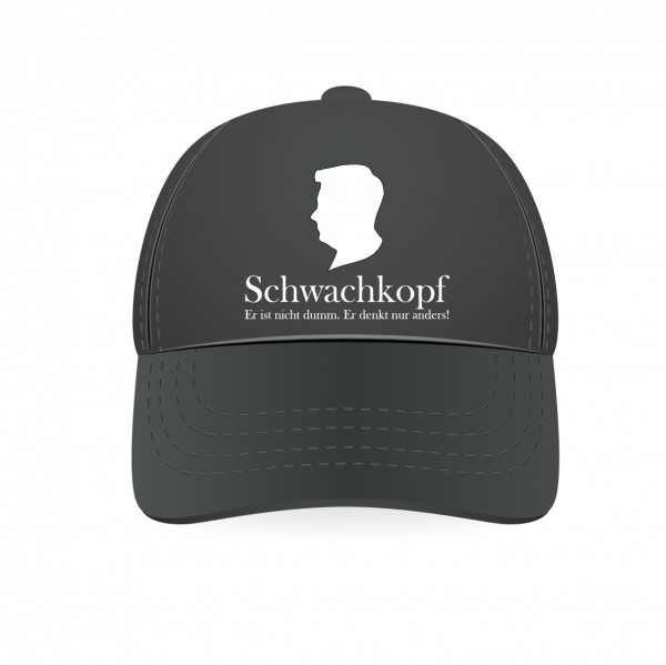 Schwachkopf Cap schwarz