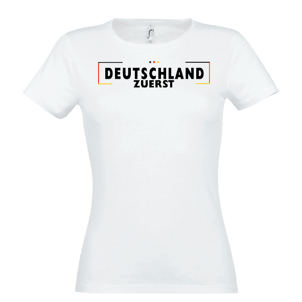 Grenze Lady T-Shirt weiss