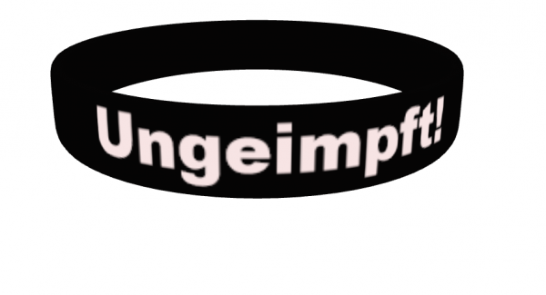Ungeimpft! - Silikonarmband