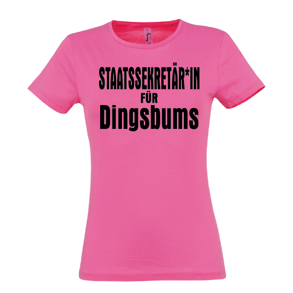 DingsBums Lady T-Shirt pink