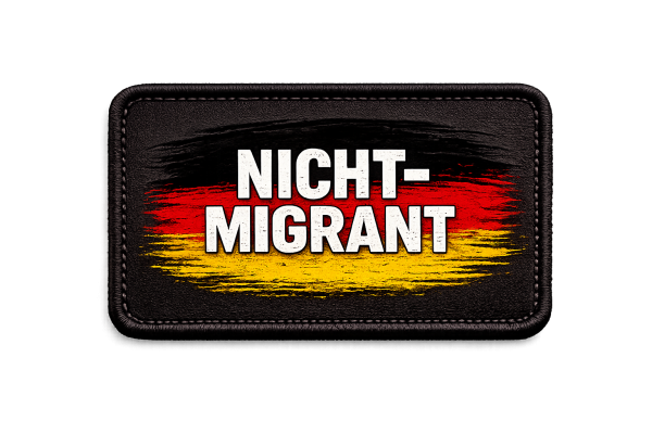 Nicht-Migrant Patch (verschiedene Farben vorhanden)
