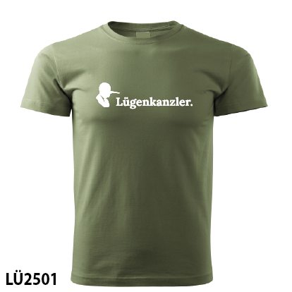 Lügenkanzler T-Shirt khaki